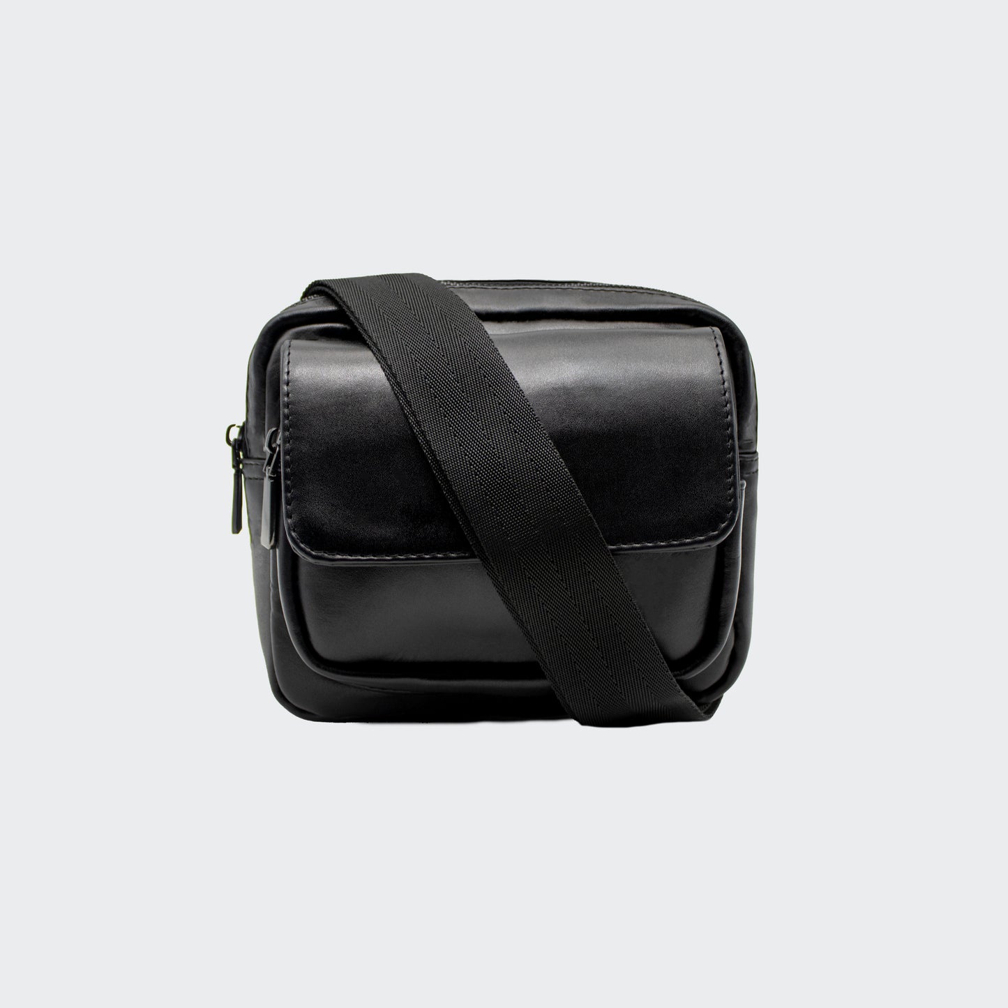 Crossbody Piel Negro