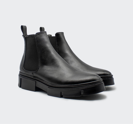 Chelsea Chunky Piel Negro