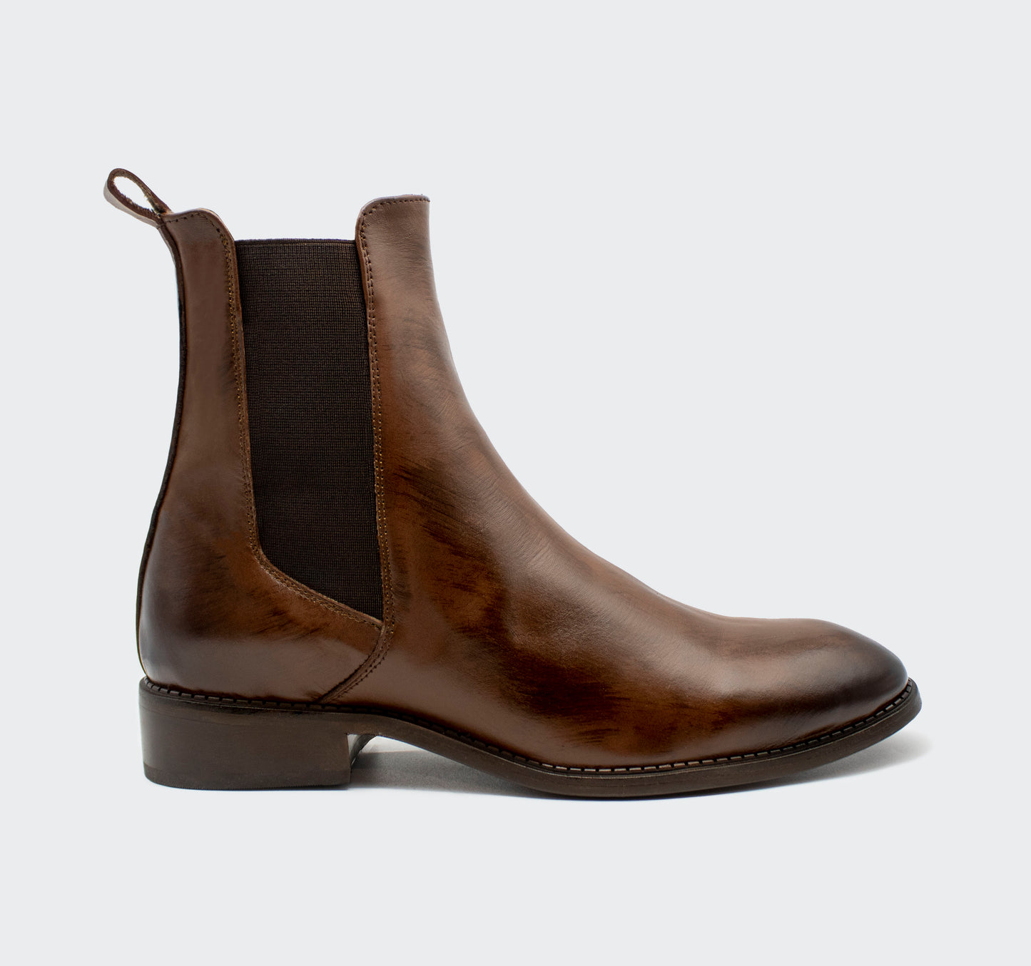 Chelsea Premium Piel Café Pintado a Mano