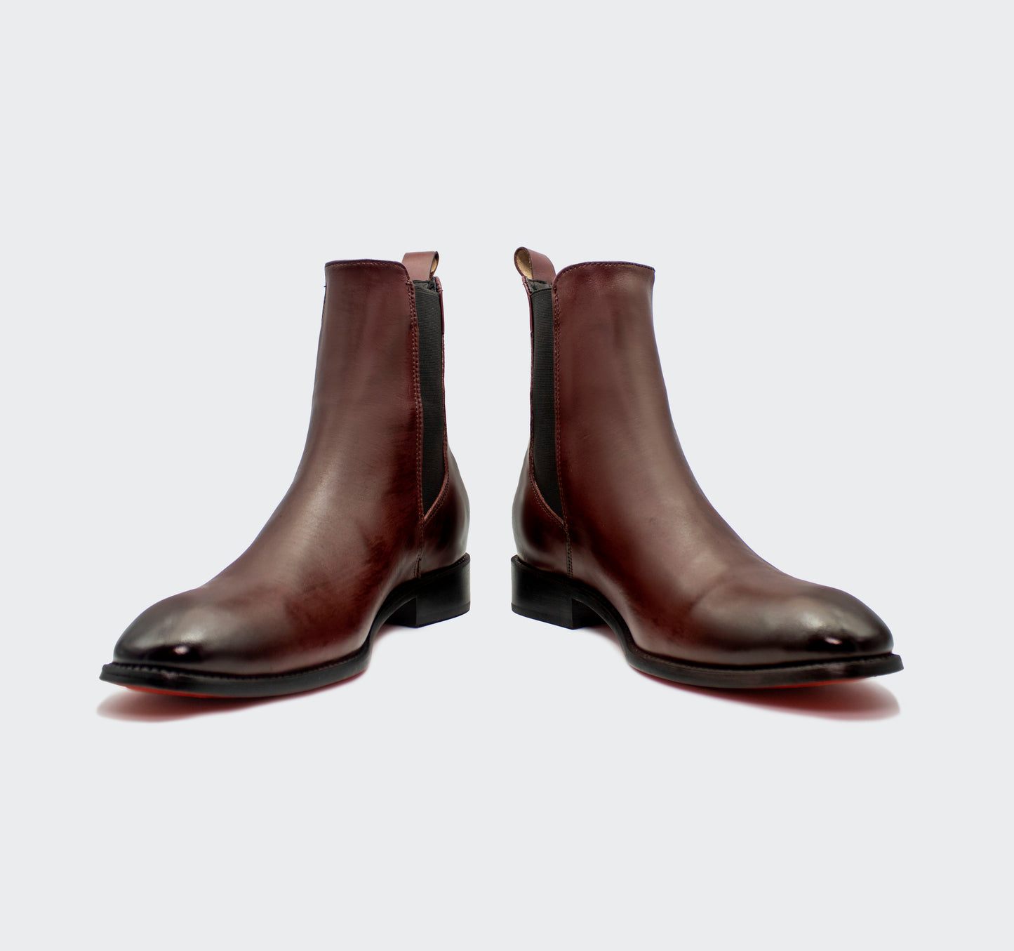 Chelsea Premium Piel Vino Pintado a Mano