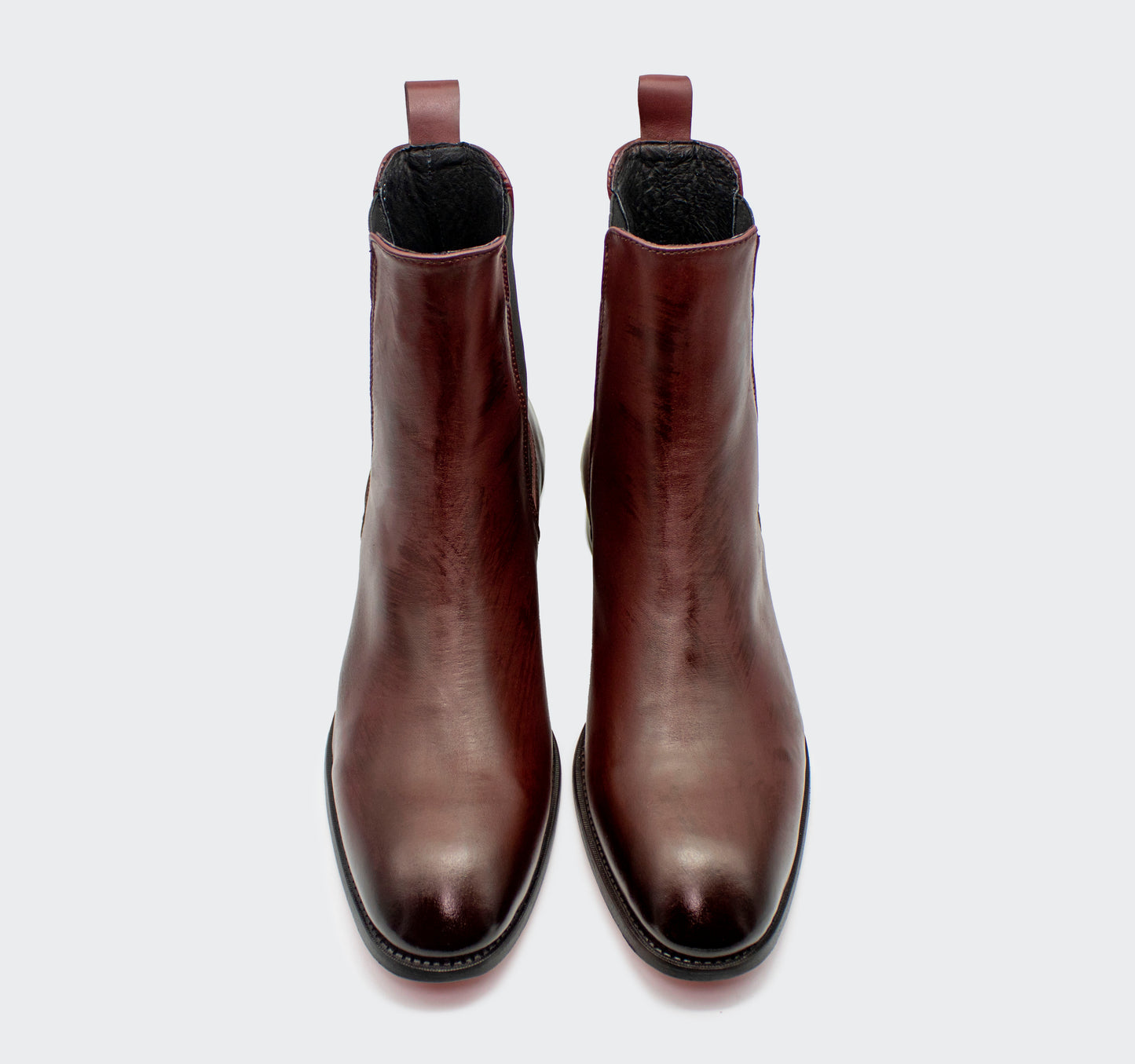 Chelsea Premium Piel Vino Pintado a Mano
