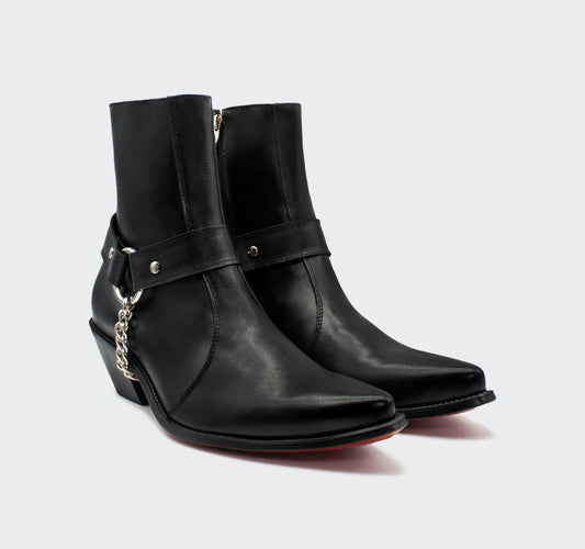 Cowboy Long Piel Negro