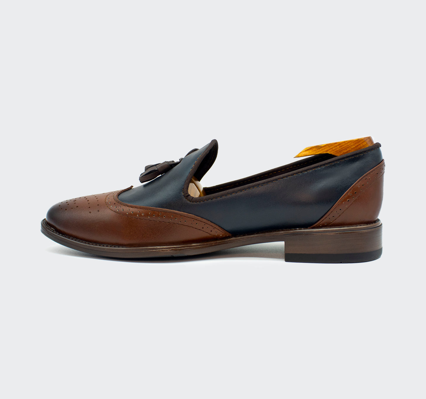Loafer W Azul Café