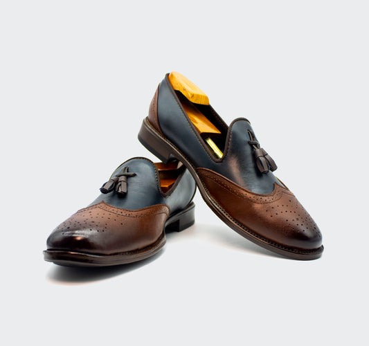 Loafer W Azul Café
