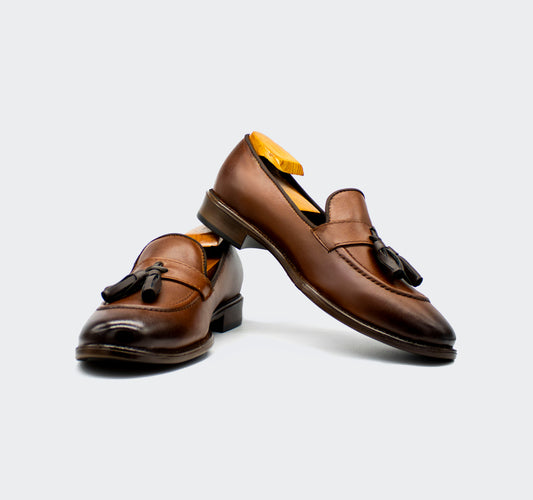 Loafer Antifaz Piel Café