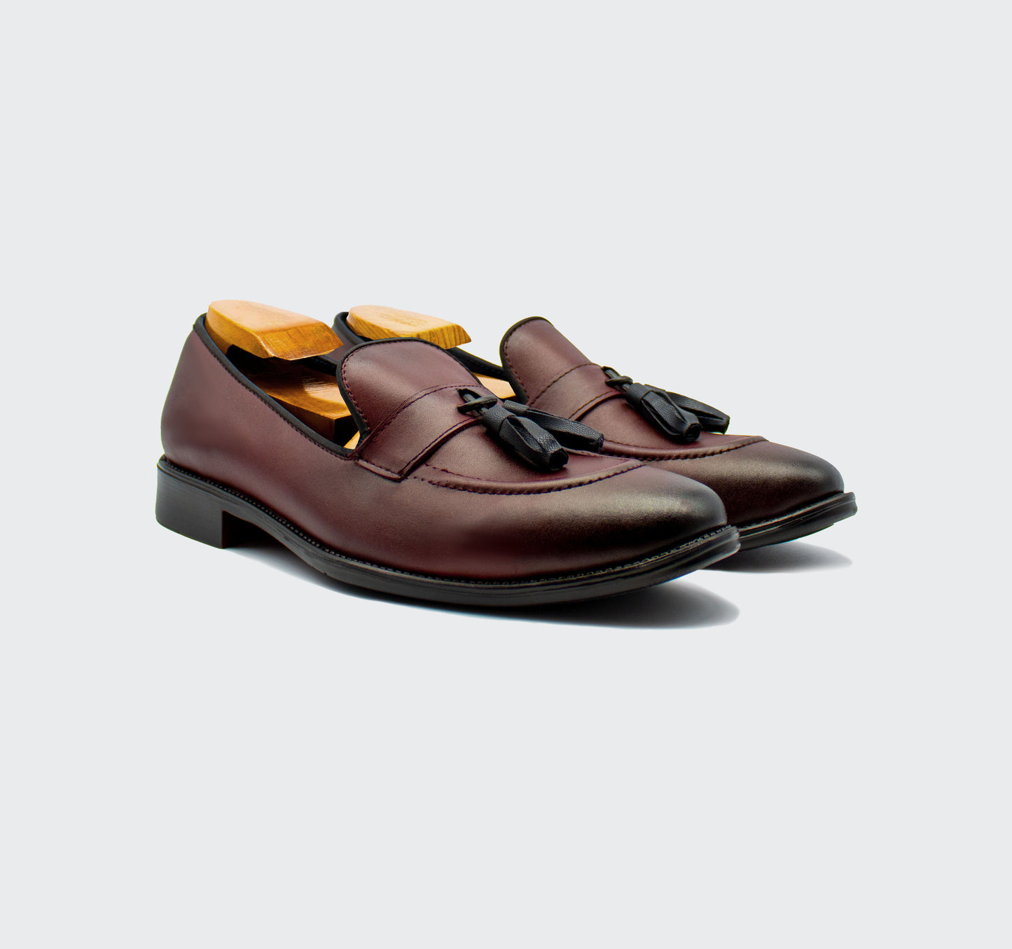 Loafer Antifaz Piel Vino