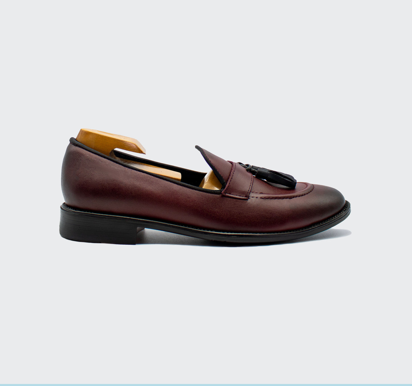 Loafer Antifaz Piel Vino