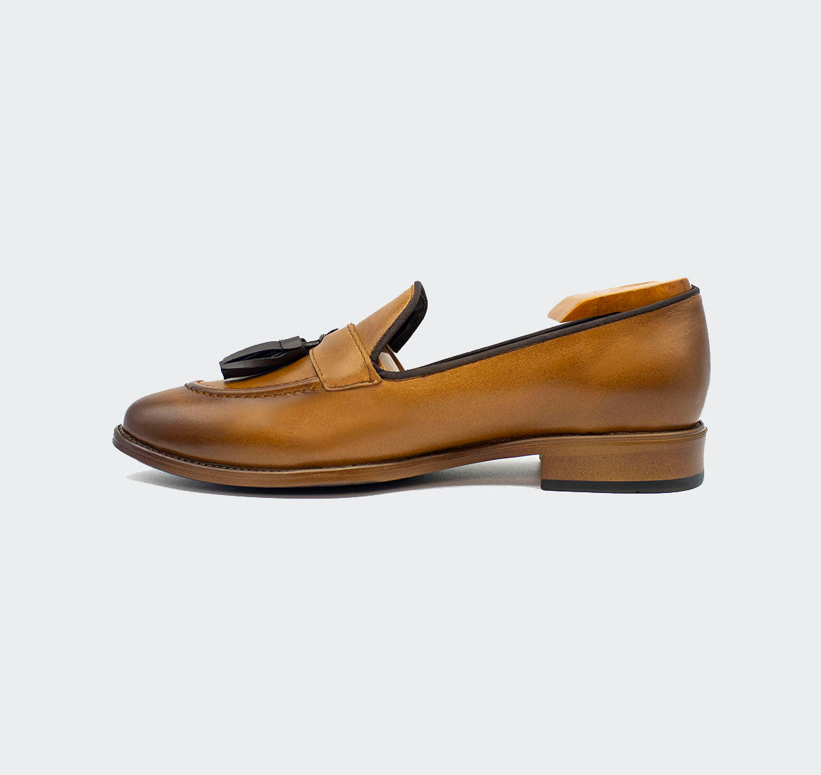 Loafer Antifaz Piel Miel