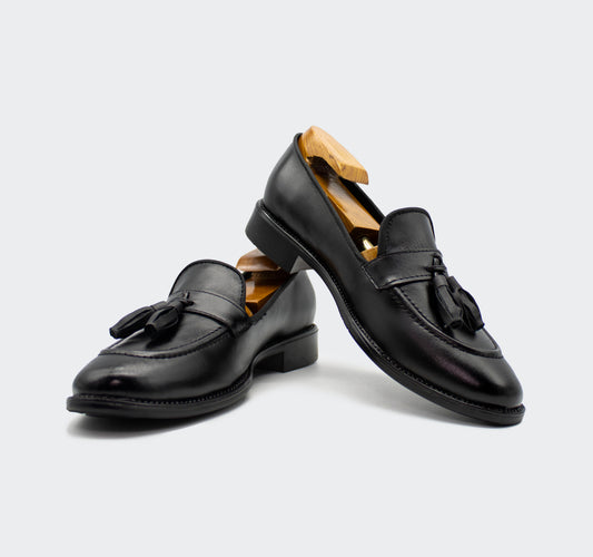 Loafer Antifaz Piel Negro