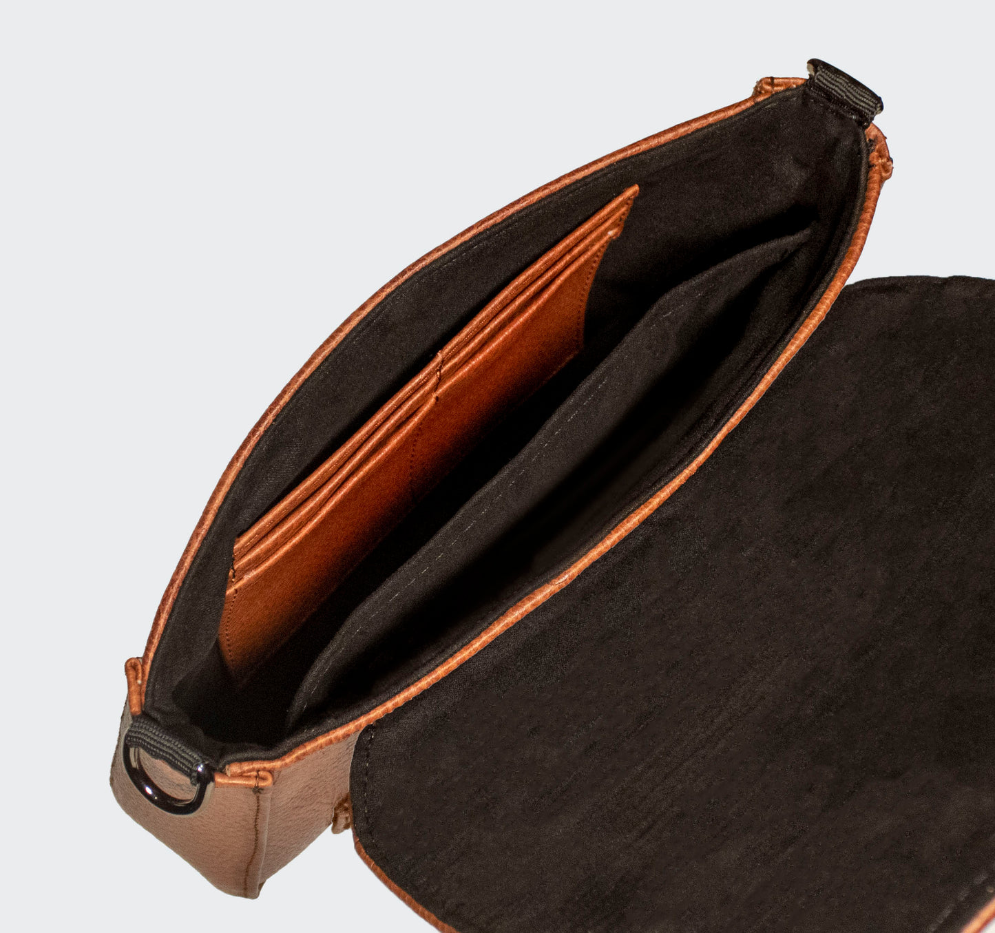 Bolso Cruzado Piel Floater Chedron