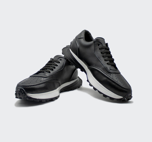 Tenis Piel Negro