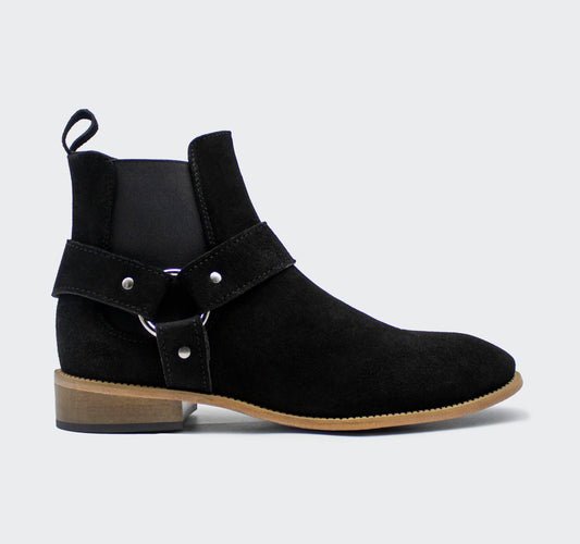 Chelsea Arnés Gamuza Negro