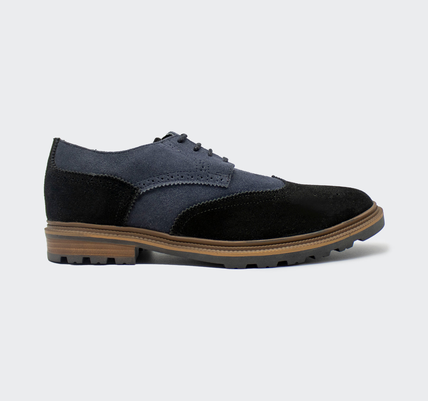 Bostoniano Gamuza Negro Gris *