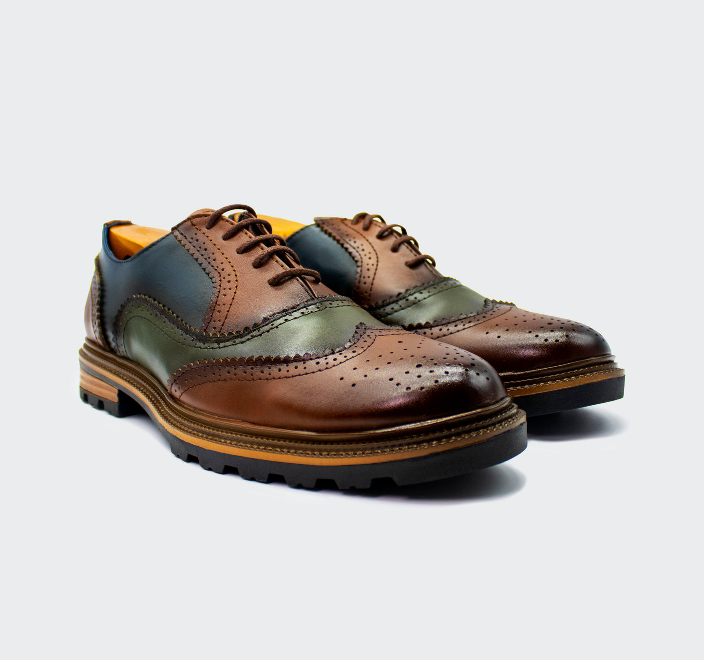 Bostoniano ST Azul Verde Café