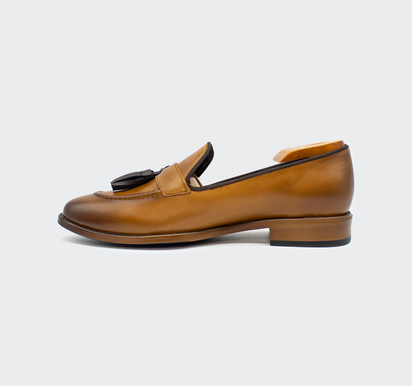 Loafer Antifaz Piel Miel *